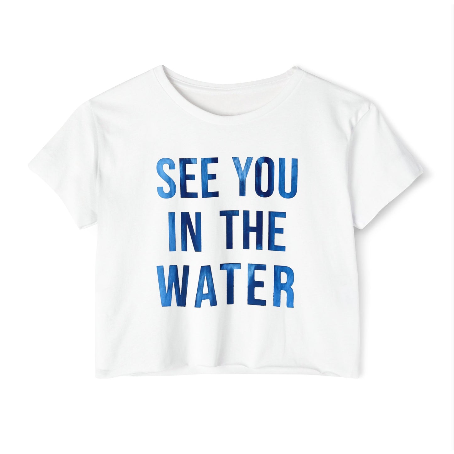 See You in the Water - Women's Crop Top