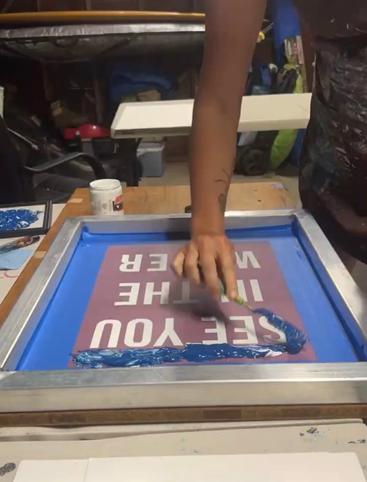 See You In The Water 18x24" Screen Print