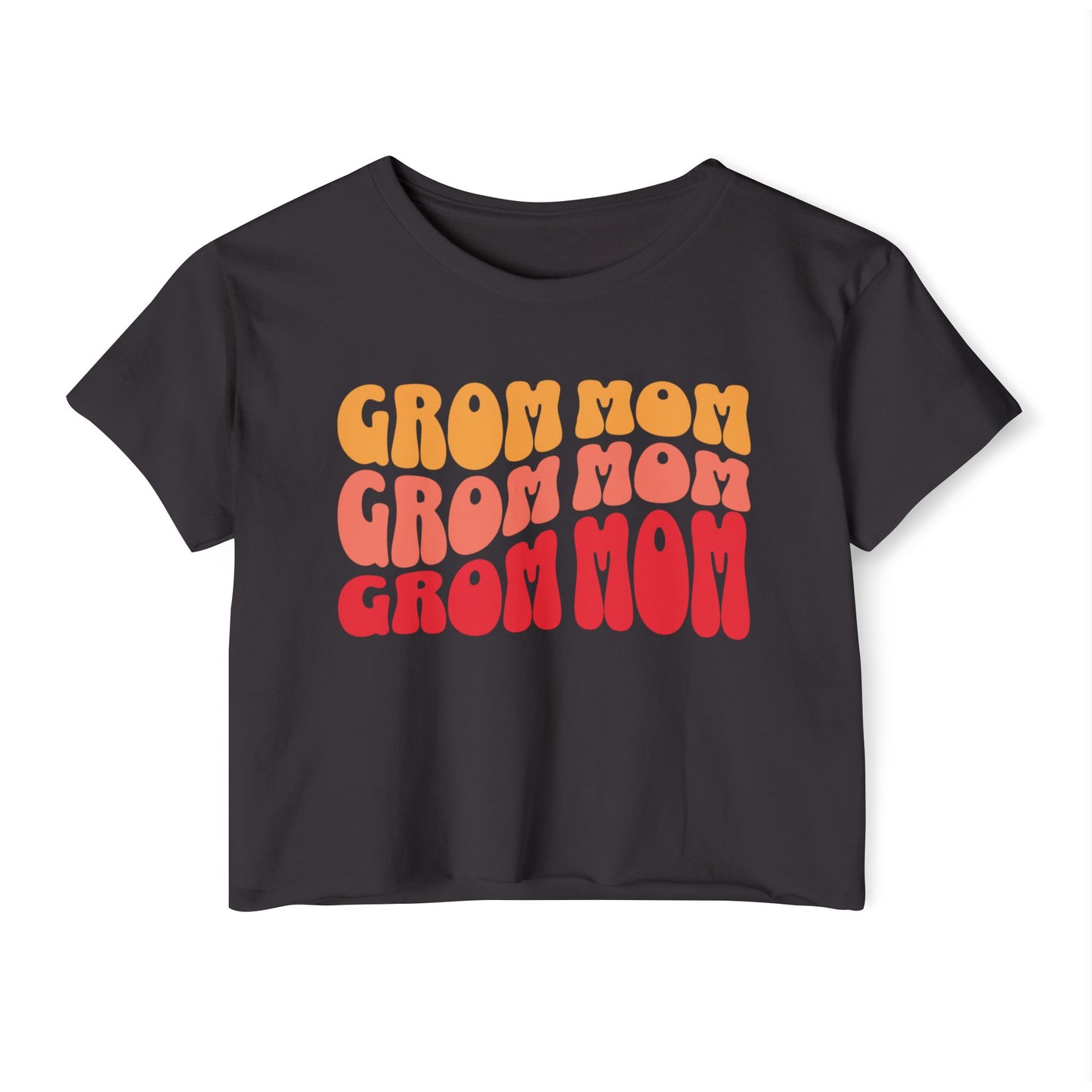 GROM MOM (Warm Sunset) - Women's Crop Top