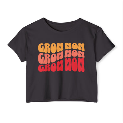 GROM MOM (Warm Sunset) - Women's Crop Top