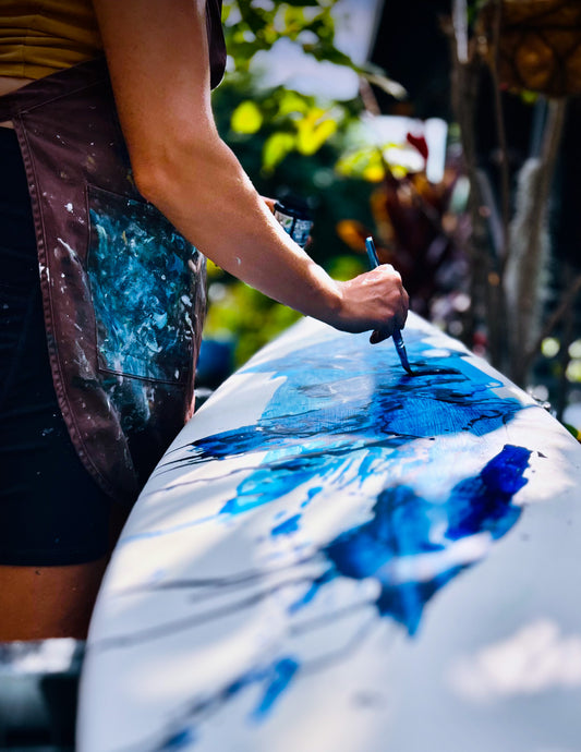Second Set - 6ft Russo Surfboard - Original Painting