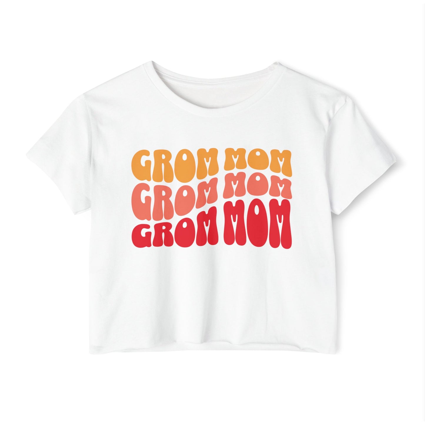 GROM MOM (Warm Sunset) - Women's Crop Top