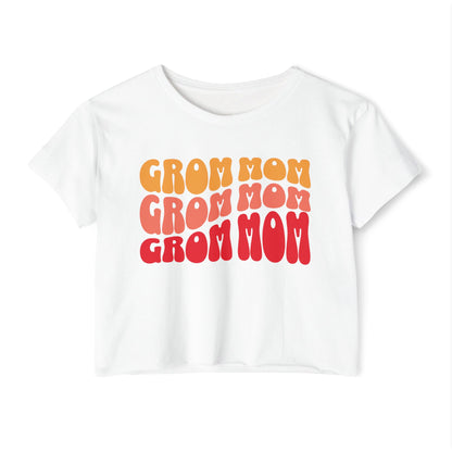 GROM MOM (Warm Sunset) - Women's Crop Top