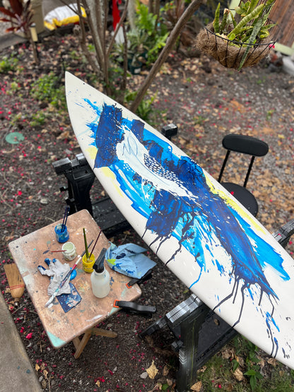 Second Set - 6ft Russo Surfboard - Original Painting